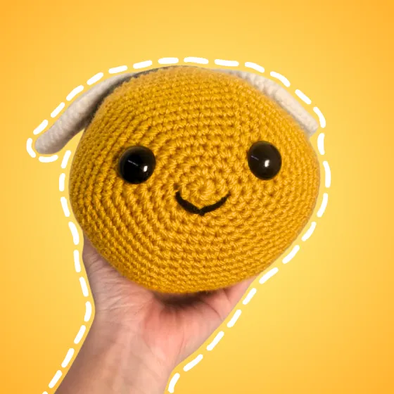Handmade crochet barry the bee plushie